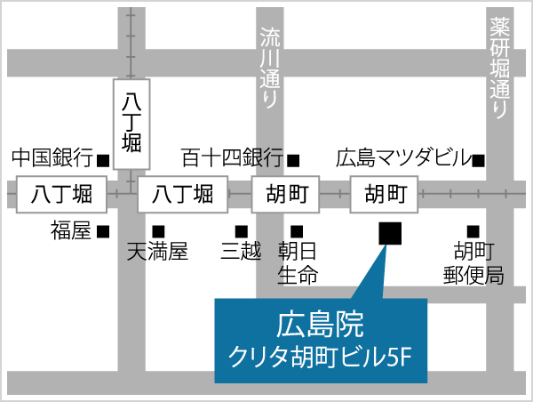 アクセスマップ：広島院